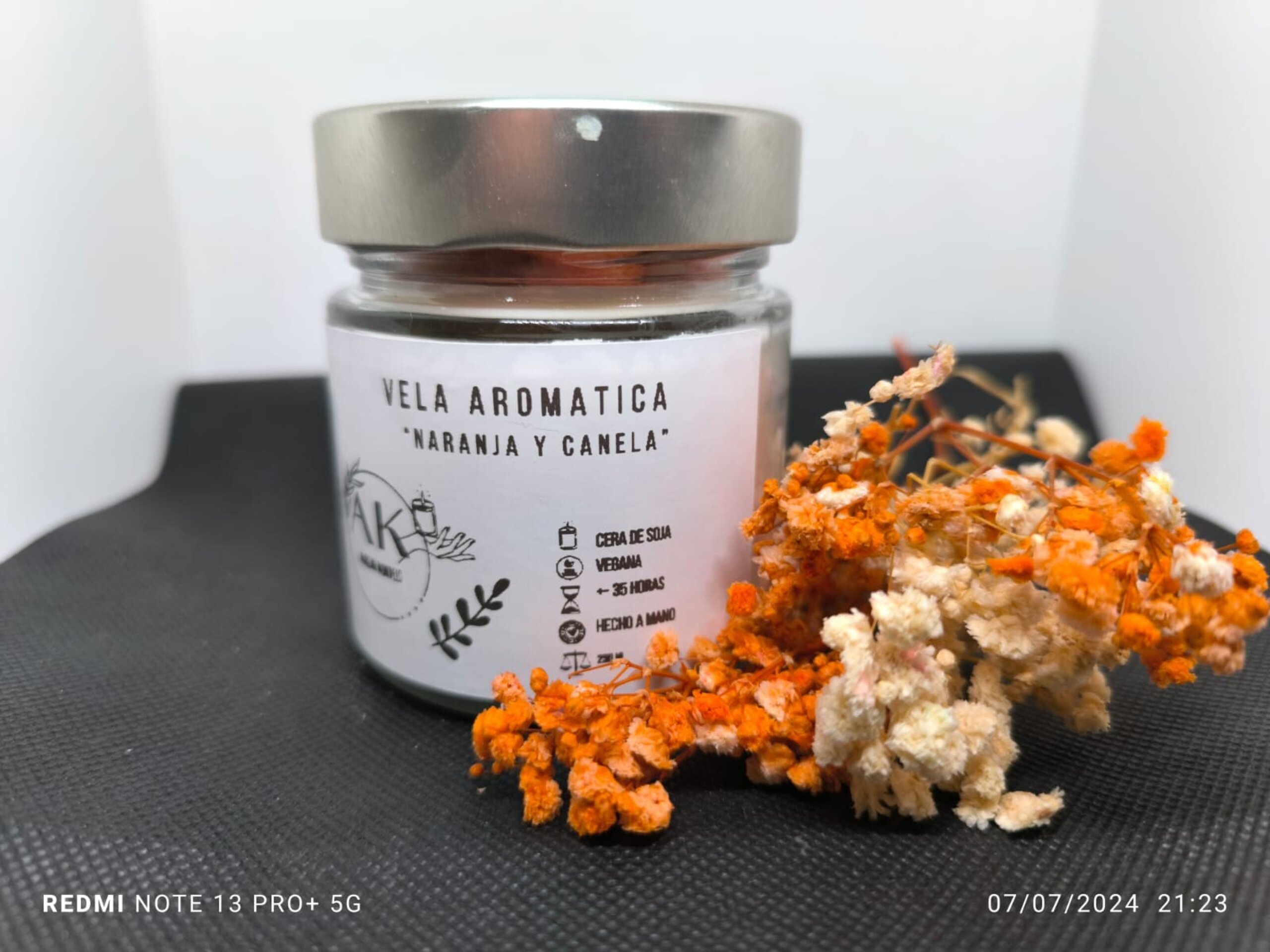 Vela de Naranja Y canela - 5