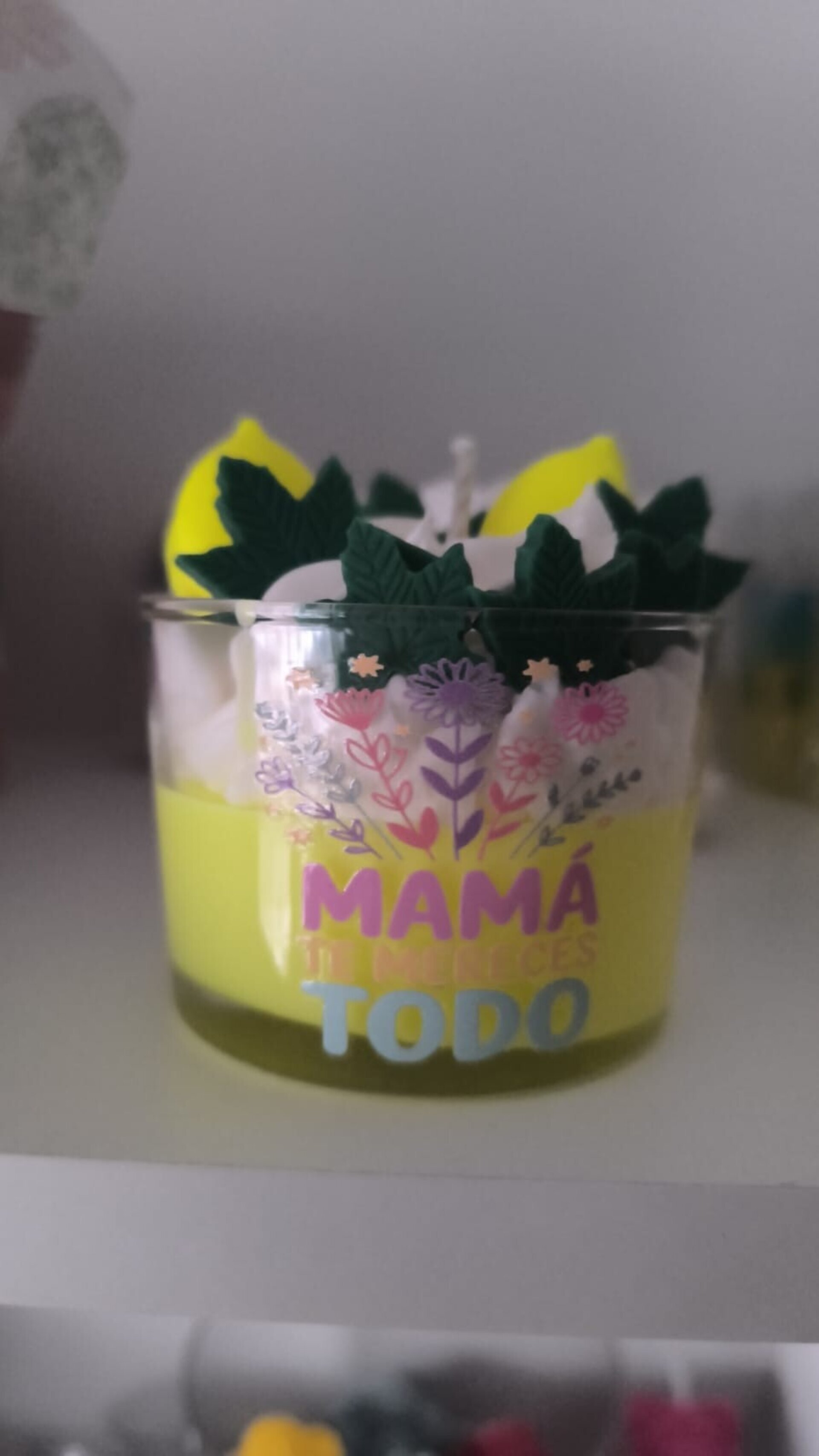 Vela de Postre Limon Intenso - 1